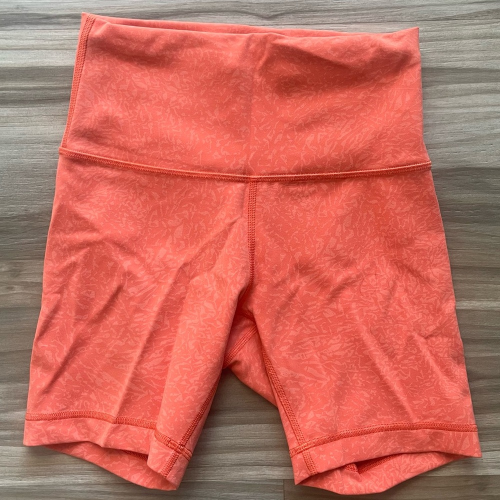 WUNDER TRAIN HIGH-RISE SHORT 6" Crunch Warm Coral